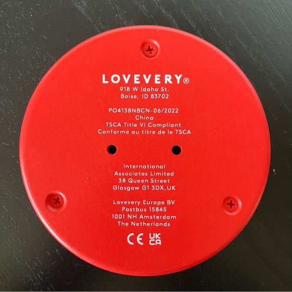 Lovevery Explorer Play Kit REPLACEMENT Red Base Part Stacking Ring Clear Tube - Picture 2 of 4